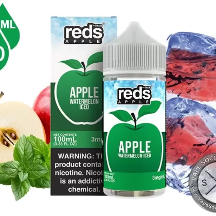 Watermelon Iced Reds Apple 7 Daze 100ml