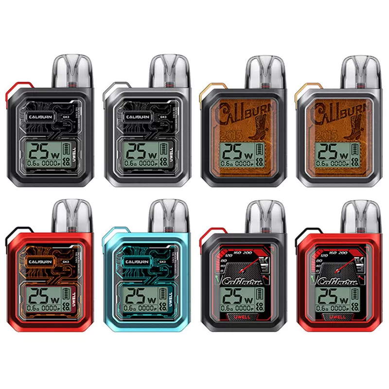Uwell Caliburn GK3 Pod Kit 900mAh 2.5ml - Red