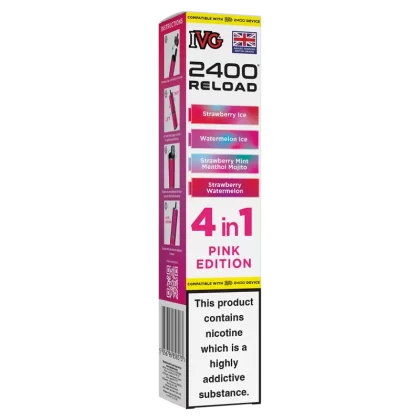 Pink Edition IVG 2400 Refill Pods - Ecigwizard