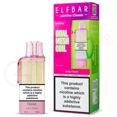 Juicy Peach Elf Bar Joinone Refill Pod