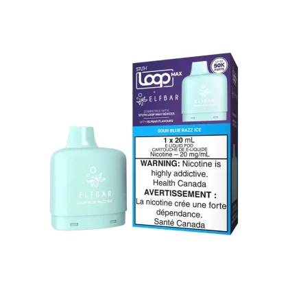 STLTH Loop Max X Elf Bar 50k Pod – Sour Blue Razz Ice