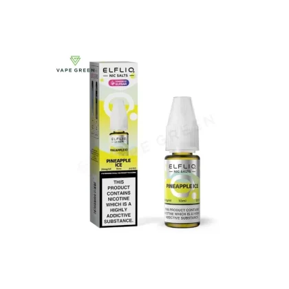 Pineapple Ice Nic Salt E-Liquid by Elf Bar Elfliq - Eliquidsupply