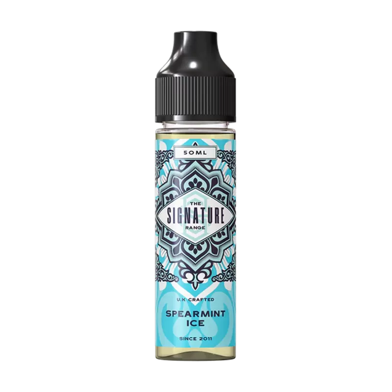 Spearmint Ice by The Signature Range 50ml - NIC SALT SHOT (+£0.99) - Ecigwizard