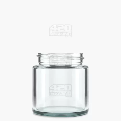 Straight Sided Clear Glass Jars | 53mm – 3.75oz – 32 Count - Vape Store