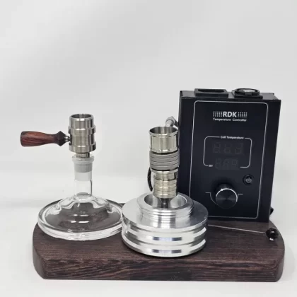 Tomcat Heavy Bundle Curated by VGoodiEZ - Stand Option#Auber RDK300 w/ Cannabis Hardware Threaded Basic Stand>Auber RDK300 w/ Crossing Tech Coil Heat Stand>DC Micro w/ Cannabis Hardware Thre (234C79)