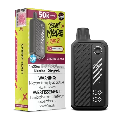 Beast Mode Max 2 50K Cherry Blast Ice By Flavour Beast
