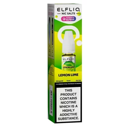 Lemon Lime Elfliq Nic Salt Elf Liq E-Liquid 5mg, 10mg, 20mg – 5pks, 10pks & 20pks