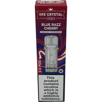 Crystal Plus Pods Blue Razz Cherry Replaceable Pre-Filled 20mg (10pk)