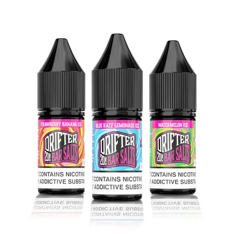 Drifter Bar Salt Nic Salt E Liquid Lime Raspberry Cherry