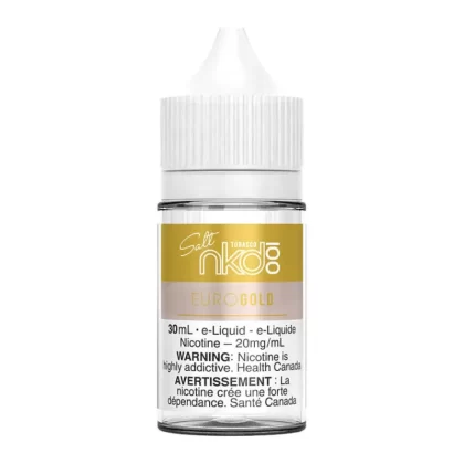 Naked100 Salt Nic E-Liquid - Euro Gold 30ml - 20mg/ml
