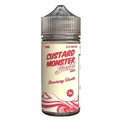 Custard Monster – Strawberry Vanilla Swirl – 100mL - Nicotine (milligram)#3mg