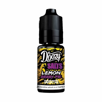 Doozy Salts Lemon Berry Pie Nic Salt Vape Juice - 10 Pack - Strength