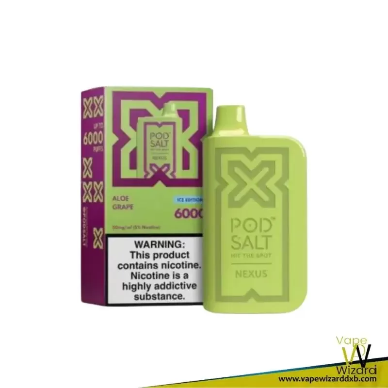 POD SALT Nexus 6000 Puffs 20mg Disposable Vape - Vapewizarddxb - Image 2
