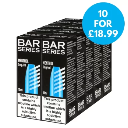 Box of 10 – 5mg (0.5%) Bar Series Nic Salt 10ml - Vape Co
