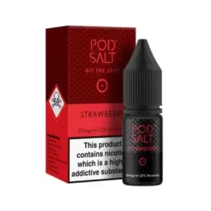 Pod Salts Strawberry 10ml Nic Salt Eliquid