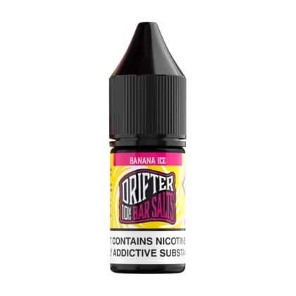 Banana Ice Nic Salt by Drifter Bar Salts 10ml - 10mg - Vape Product (8C3908)