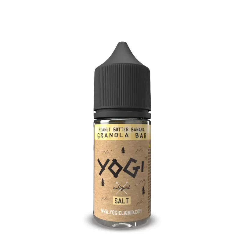 YOGI E-Liquid SALTS - Peanut Butter Banana Granola Bar - 30ML E-Liquid - 35MG