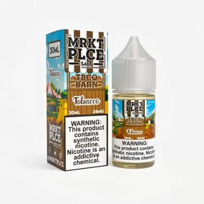 Tobacco SALT – MRKT PLCE – 30mL – Made in USA Vape Juice - Vape Product; Vape Product, Vape Product (6C7E4F)