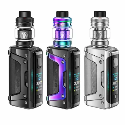 GEEKVAPE Aegis Legend 5 200W Kit - Z 5 Tank, Z 2021 Tank Version; Aurora Rainbow, Carbon Black