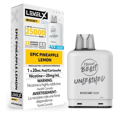 Flavour Beast Level X Vape Pod – 25K – Epic Pineapple Lemon