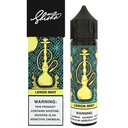 Nasty Juice Shisha Lemon Mint E-Liquid 60ml - 0mg (No nic)