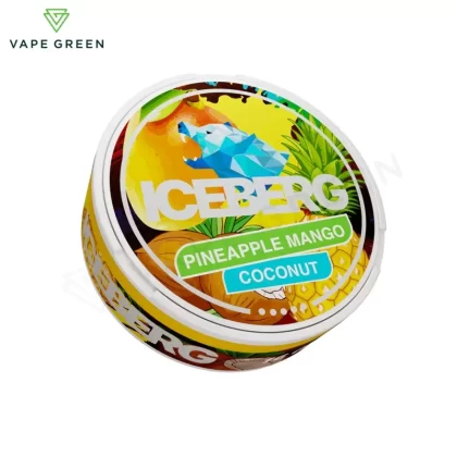 Pineapple Mango Coconut Nicotine Pouches by Iceberg