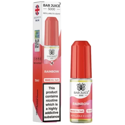 Rainbow Nic Salt E-Liquid by Bar Juice 5000 (10ml) - 15mg