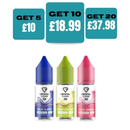 Crystal Clear 10ml Nic Salt - 20MG / Summer Dream