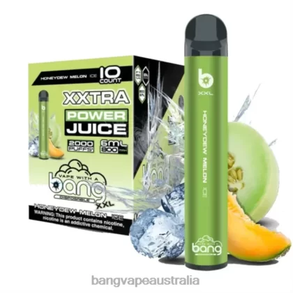 Bang Vape XXL 2000 puffs 6006N18 Honeydew Melon Ice – Bang Vape Puffs - Bangvapeaustralia