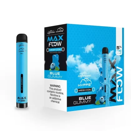 Hyppe Max Flow Disposable with Mesh Coil 2000 Puffs - Flavor#Aloe Grape>Aloe Orange>Banana Berry>Banana Ice>Chewy Watermelon>Cola Freeze>Cotton Cloud>Cucumber Berry>Guava Freeze>Guava Pineap