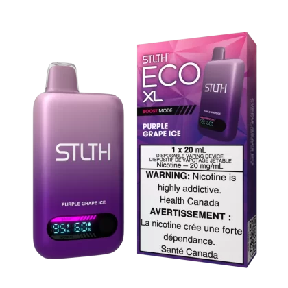 STLTH ECO XL - Purple Grape Ice - 20 mg/mL (wholeseller) - Excise ON, 20 mg/mL (wholeseller) - Excise AB (6CA785)