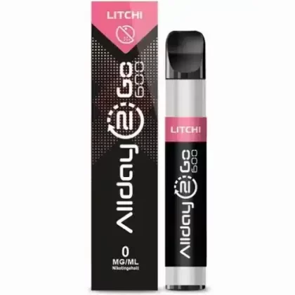 Allday 2 Go Vape – Litchi – Nikotinfrei