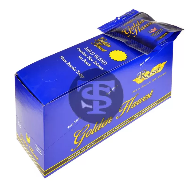 Golden Harvest Mild Blend Pipe Tobacco 1 oz. Pack of 12 - Ejuicewarehouse