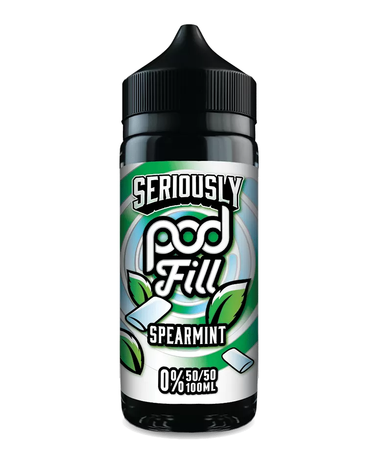Spearmint Pod Fill E Liquid 100ml – 50VG - Vapestorm Co