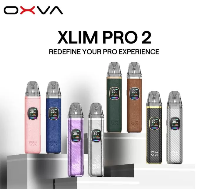 OXVA Xlim Pro 2 Pod Kit - Titanium Blue - Image 2