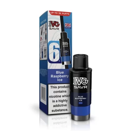 Blue Raspberry Ice IVG SAVR Refill Pack - 88Vape