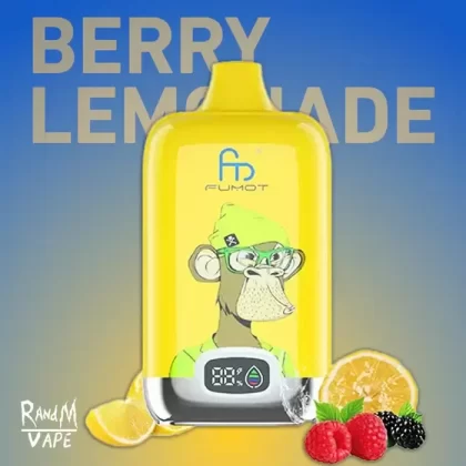 FUMOT Berry Lemonade RandM Tornado 12000 Disposable Vape Digital Box gefährlich preis