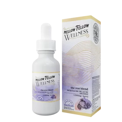 Mellow Fellow Wellness Tincture – Rest Blend – Berry – 1500mg