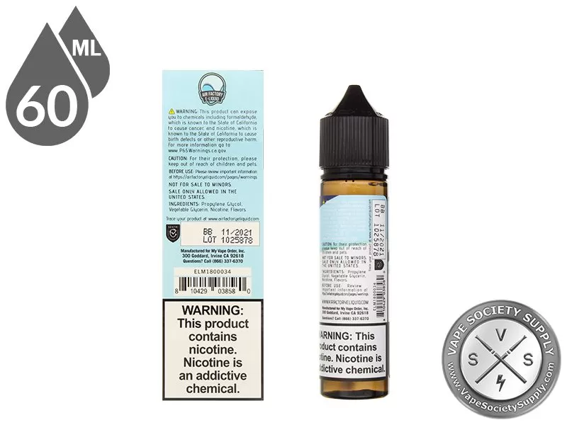 Blue Razz Ice By AIR FACTORY 60ml - Vape Product, Vape Product - Image 3