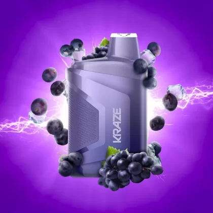 Kraze 5K Disposable Vape – Grape Ice