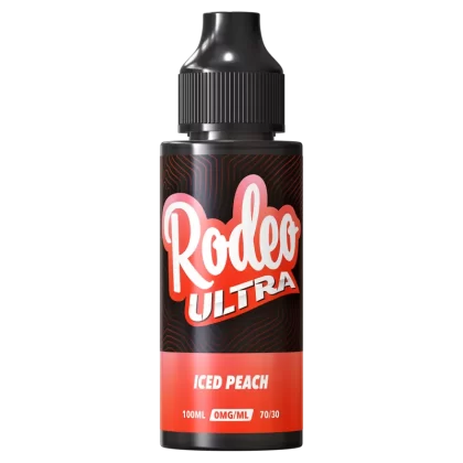Iced Peach by Rodeo Ultra 100ml - ICE NIC SHOTS (+£1.99)