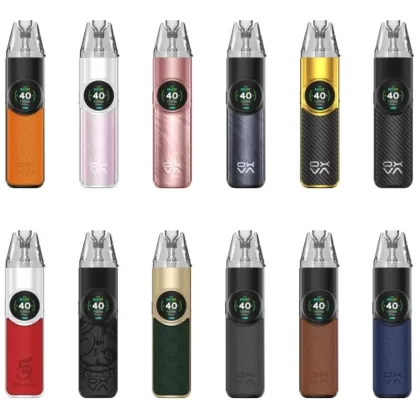 OXVA NeXLIM 40W Pod System 1500mAh - colors#Coral Orange>Starry Blue>Black Warrior>Pearl Pink>Dark Grey (7C34B6)