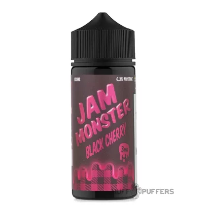 Jam Monster – Black Cherry 100mL - Nicotine Strength#3mg>6mg