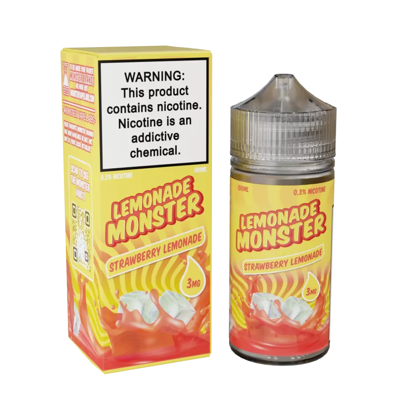 Lemonade Monster - Strawberry Lemonade - 100ML E-Liquid