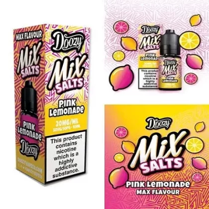 Doozy Mix Salts Pink Lemonade Nic Salt E-liquid - Eliquidsupply