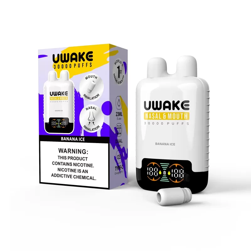 Mr. Goodie UWAKE 30000 – 30K Puffs Nasal & Mouth Inhalation Dual Mesh Coils Disposable Vape - Image 3