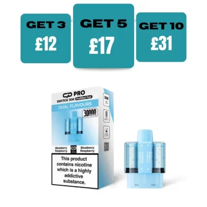 CP Pro Switch 30k Prefilled Pods - Buy 1 Get 1 Free - Lemon Lime / Pink L