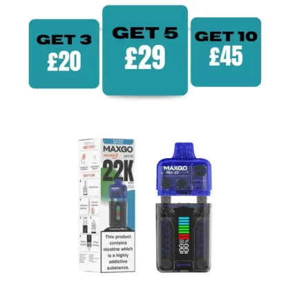 Relx Maxgo 22k Prefilled Pod Kit - £7.99 or 3 For £20 - Sweet Strawberry