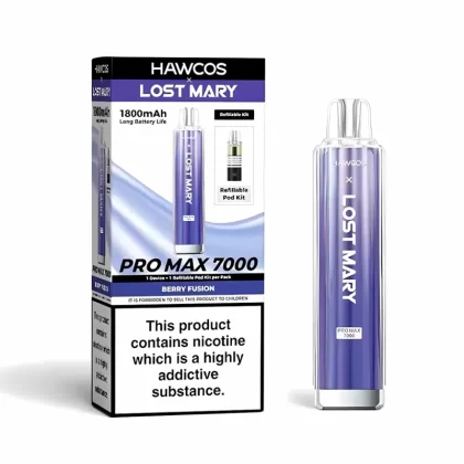 Hawcos x Lost Mary Pro Max 7000 Pod Kit - 5 Pack - Strawberry Burst - 5 Pack