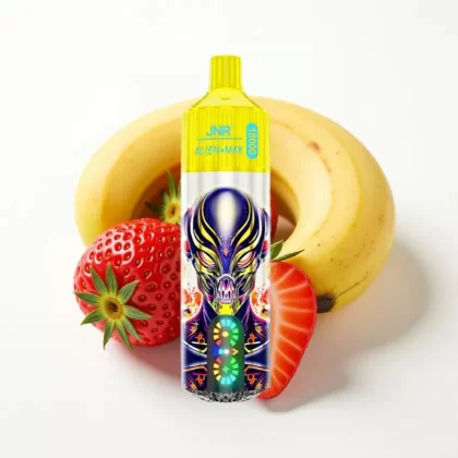 JNR Alien Max 18000 Puffs Fresa Plátano, 28ml, 5%, Tipo-C, LED